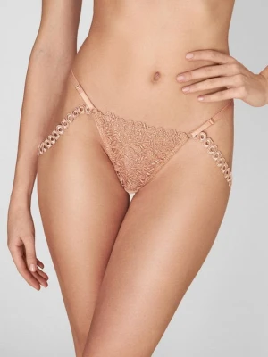 Stringi damskie koronkowe z ozdobnymi tasiemkami Rich Girl 01 Poupee Marilyn