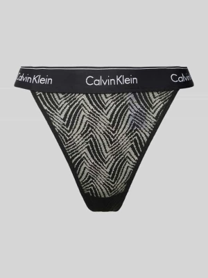 Stringi obszyte koronką Calvin Klein Underwear