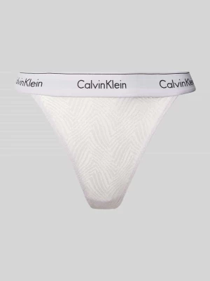 Stringi obszyte koronką Calvin Klein Underwear