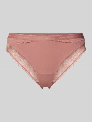 Stringi obszyte koronką Calvin Klein Underwear