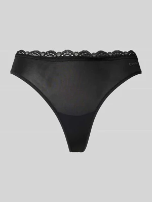 Stringi obszyte koronką Calvin Klein Underwear