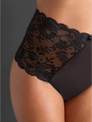 Stringi ouvert z wysoką talią i odpinanym łańcuszkiem bonprix