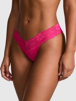 Stringi PINK Wink z koronkowym wykończeniem Victoria's Secret