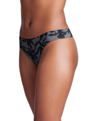 Stringi treningowe damskie (3-pack) Under Armour UA Pure Stretch Printed No Show - szare