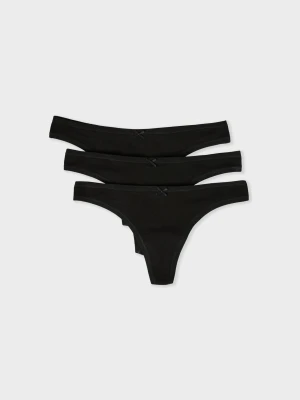 STRINGI Z BAWEŁNY - KOMPLET 3 SZT. Etam