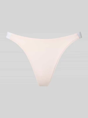 Stringi z bocznymi wstawkami w pasie z logo model ‘HUGO ID STRING’