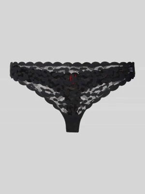 Stringi z detalem z logo HUGO