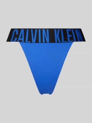 Stringi z detalem z logo model ‘INTENSE POWER MICRO HIGH’ Calvin Klein Underwear