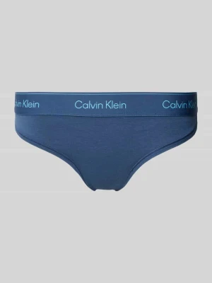 Stringi z elastycznym pasem i detalami z logo Calvin Klein Underwear