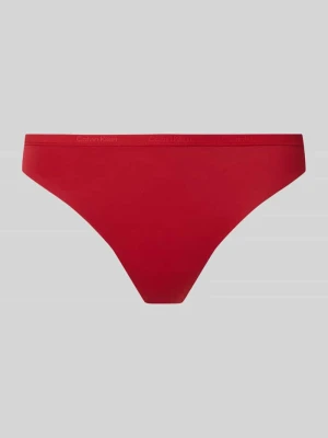 Stringi z elastycznym pasem i detalami z logo Calvin Klein Underwear
