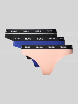 Stringi z elastycznym pasem w zestawie 3 szt. HUGO
