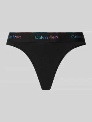 Stringi z elastycznym pasem z logo Calvin Klein Underwear