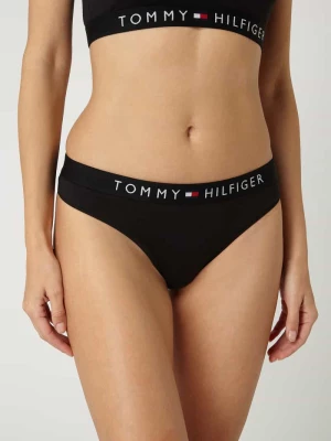Stringi z elastycznym pasem z logo Tommy Hilfiger
