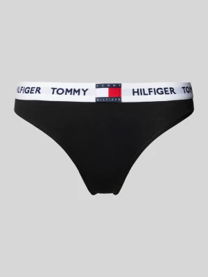 Stringi z elastycznym pasem z logo Tommy Hilfiger