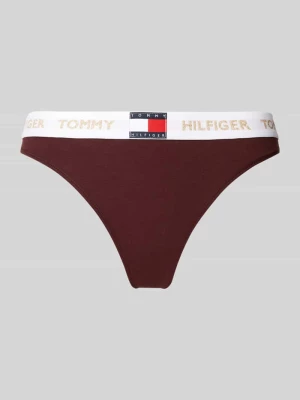 Stringi z elastycznym pasem z logo Tommy Hilfiger