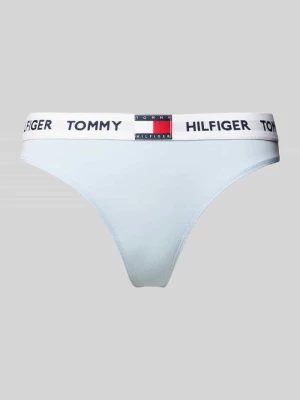 Stringi z elastycznym pasem z logo Tommy Hilfiger