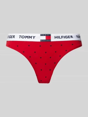 Stringi z elastycznym paskiem z logo model ‘HERITAGE’ Tommy Hilfiger