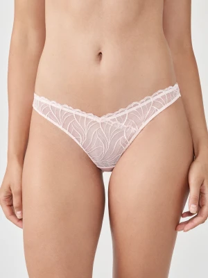 Stringi z haftem kwiatowym Etam