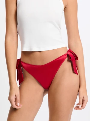 Stringi z haftem z kokardkami Etam