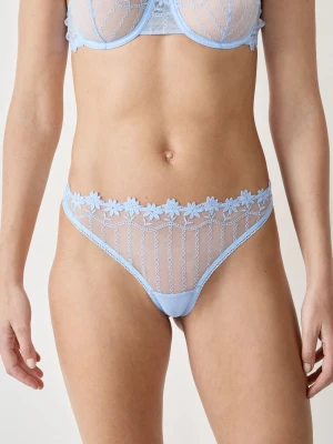 Stringi z haftowanego tiulu w kwiaty Etam