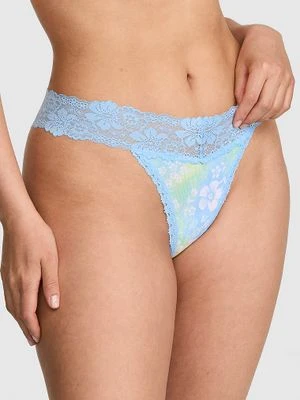 Stringi z koronkowym wykończeniem PINK Wink Victoria's Secret