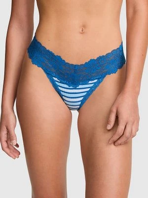 Stringi z koronkowym wykończeniem PINK Wink Victoria's Secret