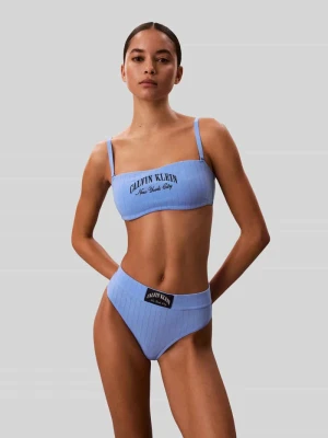 Stringi z mieszanka bawełny model 'THONG' Calvin Klein Underwear