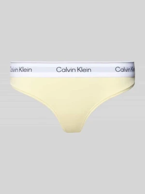 Stringi z mieszanki bawełny Calvin Klein Underwear