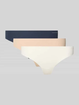 Stringi z mieszanki bawełny w zestawie 3 szt. Tommy Hilfiger