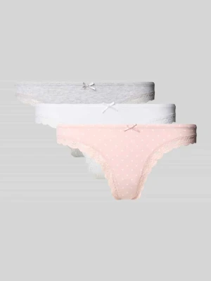 Stringi z obszyciem koronką Jake*s Casual