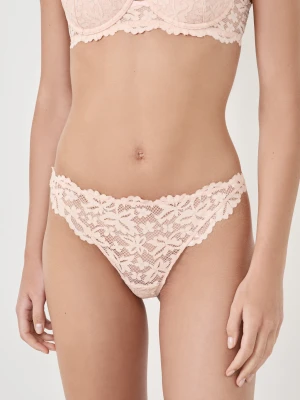 Stringi z opalizującej koronki Etam