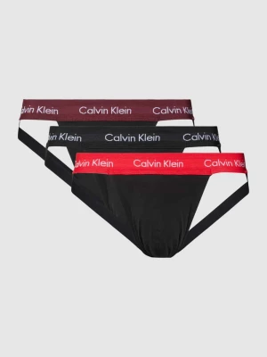 Stringi z paskiem z logo w zestawie 3 szt. Calvin Klein Underwear