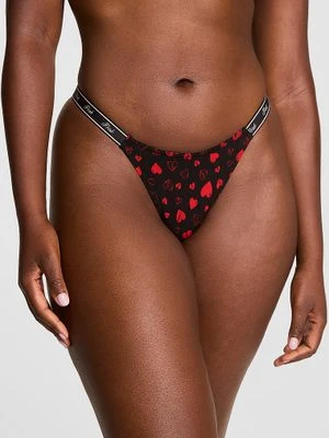 Stringi z wysokim stanem Logo Cotton Victoria's Secret