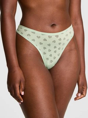 Stringi z wysokim stanem z bawełny Victoria's Secret