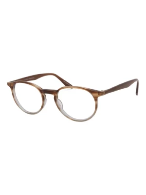 Striped Brown Grey Eyewear Frames Barton Perreira