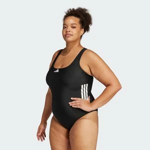 Strój do pływania 3-Stripes C-Back (Plus Size) Adidas