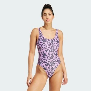 Strój do pływania Essentials Animal Print U-Back Adidas