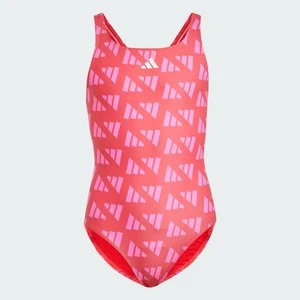 Strój do pływania Logo Graphic V-Back Kids Adidas