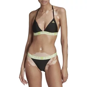 Strój kąpielowy adidas Beach Bikini HA3531 - czarno-zielony