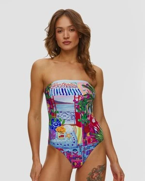 Strój Kąpielowy Jednoczęściowy Damski Seafolly Bandeau One Piece