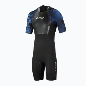 Strój startowy triathlonowy damski ZONE3 Swimskin black/blue