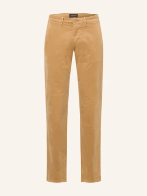 Strokesman's Aksamitne Spodnie Chino O Kroju Slim Fit beige