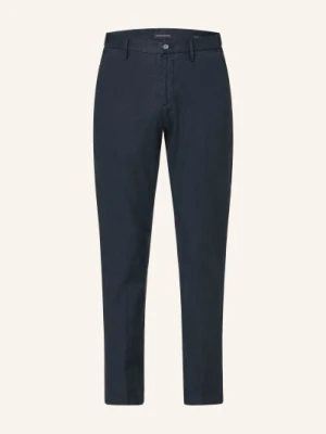 Strokesman's Chino Regular Fit Z Lnem blau