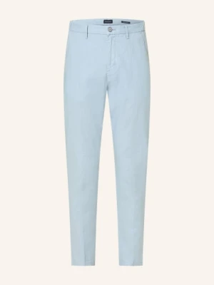 Strokesman's Chino Regular Fit Z Lnem blau