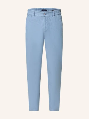 Strokesman's Chinosy Extra Slim Fit Z Dodatkiem Lnu blau