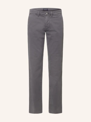 Strokesman's Chinosy O Kroju Slim Fit grau SZARY
