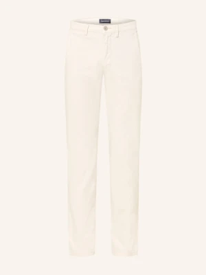 Strokesman's Chinosy Ze Sztruksu Slim Fit weiss
