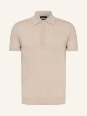 Strokesman's Dzianinowa Koszulka Polo beige