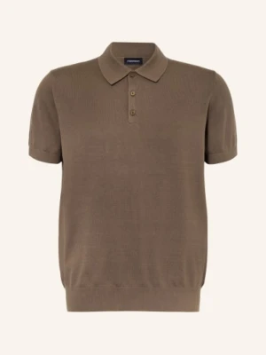 Strokesman's Dzianinowa Koszulka Polo braun