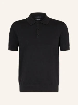 Strokesman's Dzianinowa Koszulka Polo schwarz